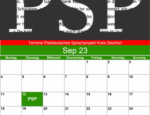 August – Treffen PSP – fällt aus / Neue Treffen im September und Oktober 2023
